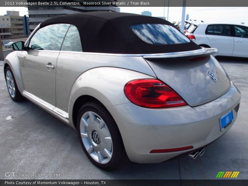 Moonrock Silver Metallic / Titan Black 2013 Volkswagen Beetle 2.5L Convertible