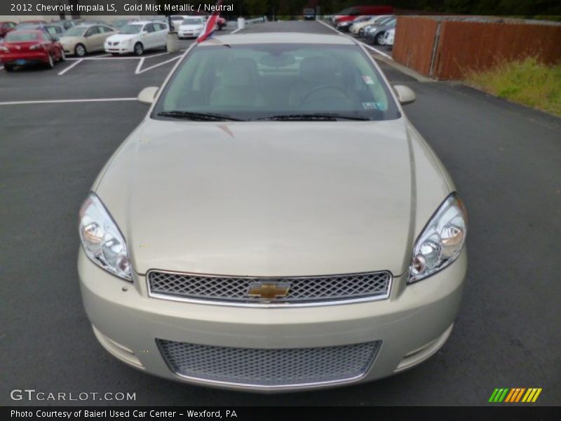 Gold Mist Metallic / Neutral 2012 Chevrolet Impala LS