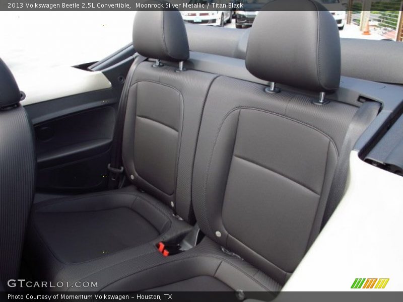 Moonrock Silver Metallic / Titan Black 2013 Volkswagen Beetle 2.5L Convertible