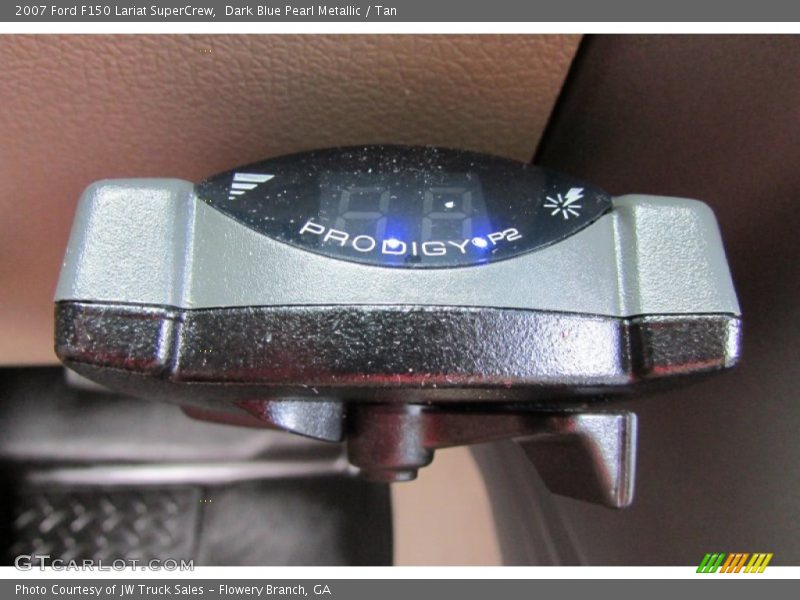Dark Blue Pearl Metallic / Tan 2007 Ford F150 Lariat SuperCrew