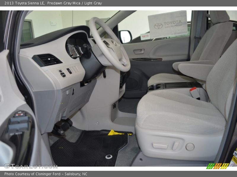 Predawn Gray Mica / Light Gray 2013 Toyota Sienna LE