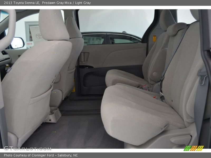 Predawn Gray Mica / Light Gray 2013 Toyota Sienna LE