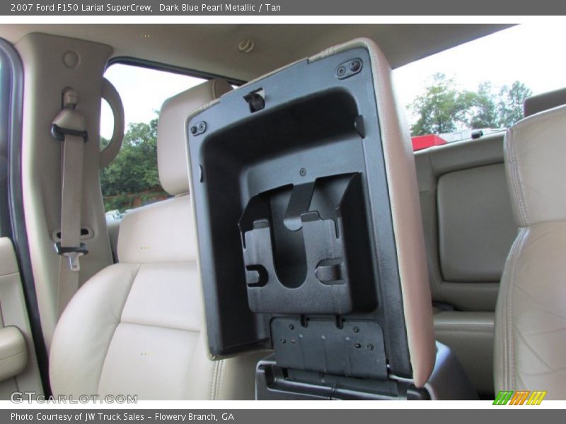 Dark Blue Pearl Metallic / Tan 2007 Ford F150 Lariat SuperCrew