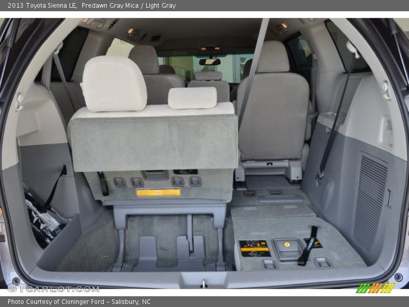 Predawn Gray Mica / Light Gray 2013 Toyota Sienna LE