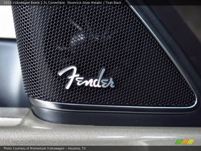 Moonrock Silver Metallic / Titan Black 2013 Volkswagen Beetle 2.5L Convertible