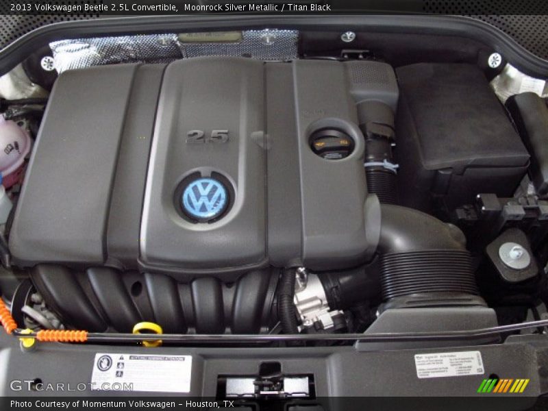 Moonrock Silver Metallic / Titan Black 2013 Volkswagen Beetle 2.5L Convertible