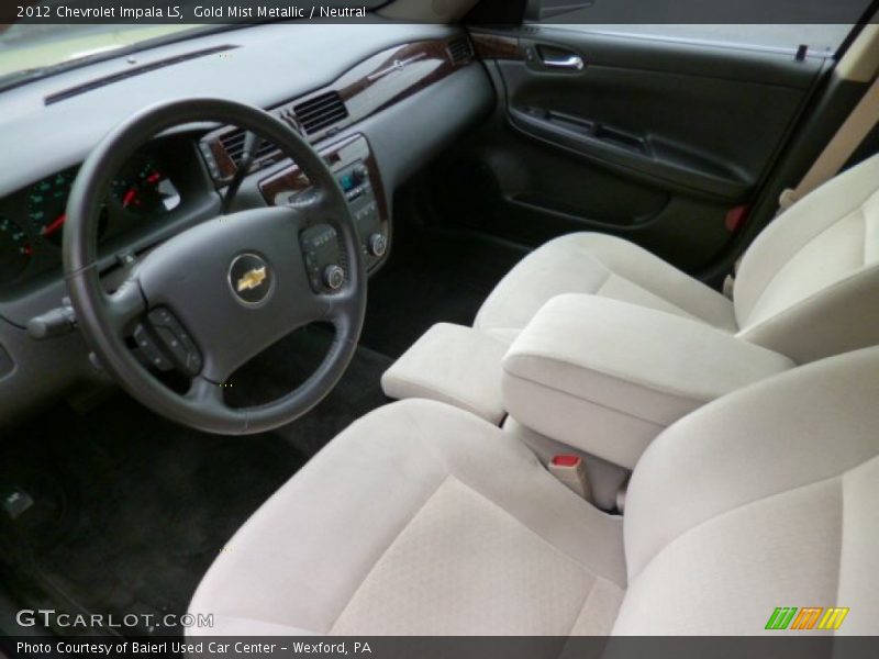 Gold Mist Metallic / Neutral 2012 Chevrolet Impala LS