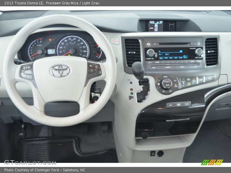 Predawn Gray Mica / Light Gray 2013 Toyota Sienna LE