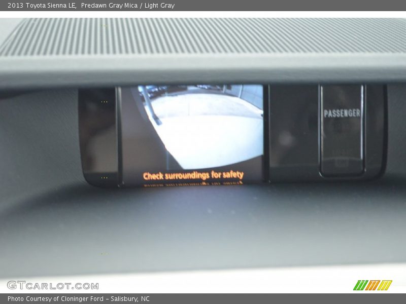 Predawn Gray Mica / Light Gray 2013 Toyota Sienna LE