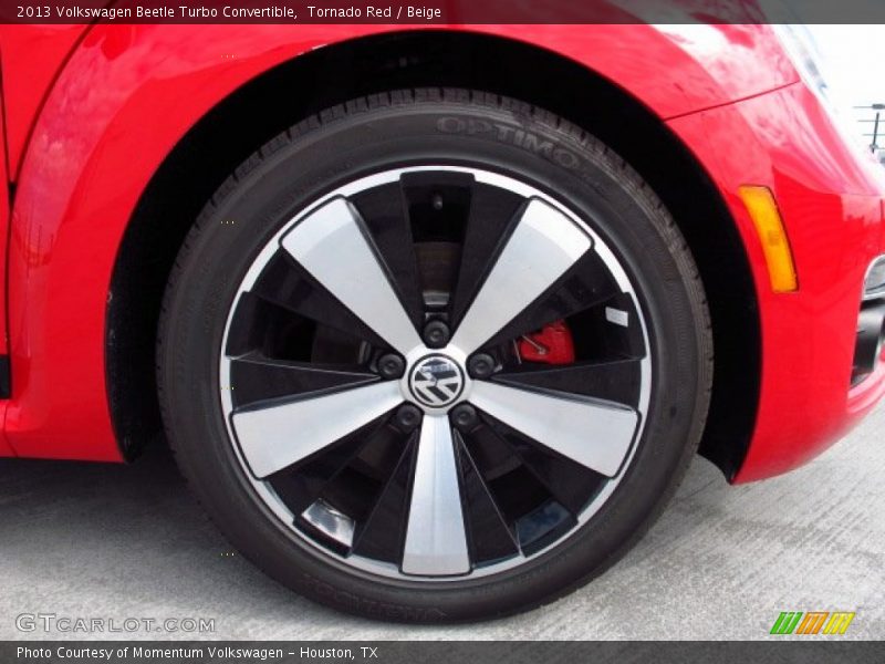 Tornado Red / Beige 2013 Volkswagen Beetle Turbo Convertible