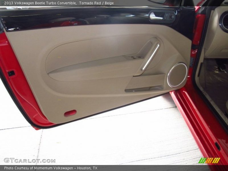 Tornado Red / Beige 2013 Volkswagen Beetle Turbo Convertible