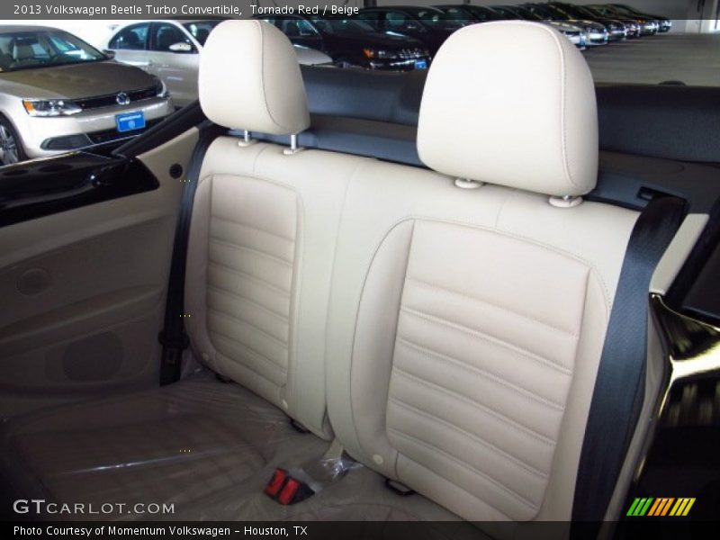 Tornado Red / Beige 2013 Volkswagen Beetle Turbo Convertible