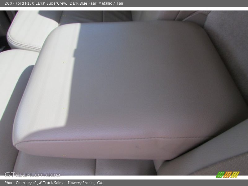 Dark Blue Pearl Metallic / Tan 2007 Ford F150 Lariat SuperCrew