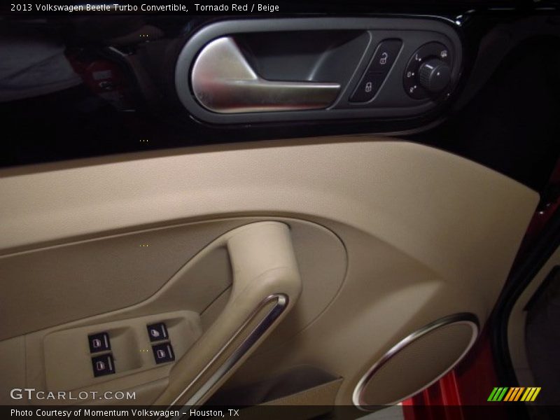 Tornado Red / Beige 2013 Volkswagen Beetle Turbo Convertible