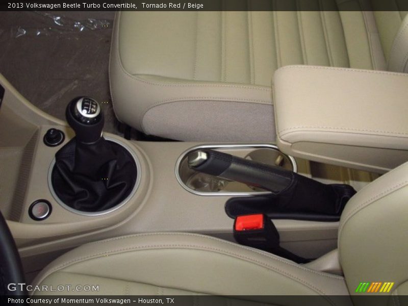 Tornado Red / Beige 2013 Volkswagen Beetle Turbo Convertible