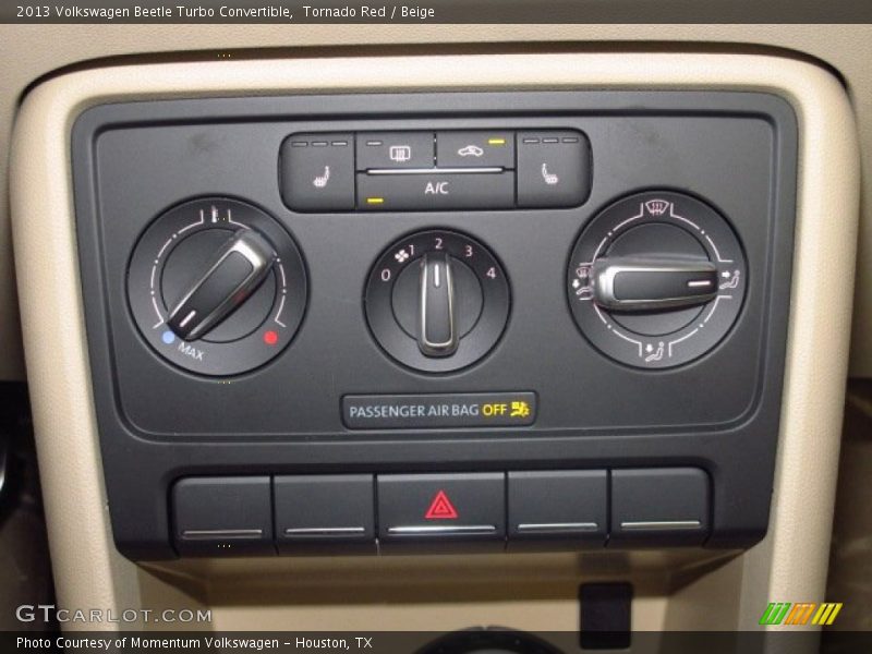 Tornado Red / Beige 2013 Volkswagen Beetle Turbo Convertible