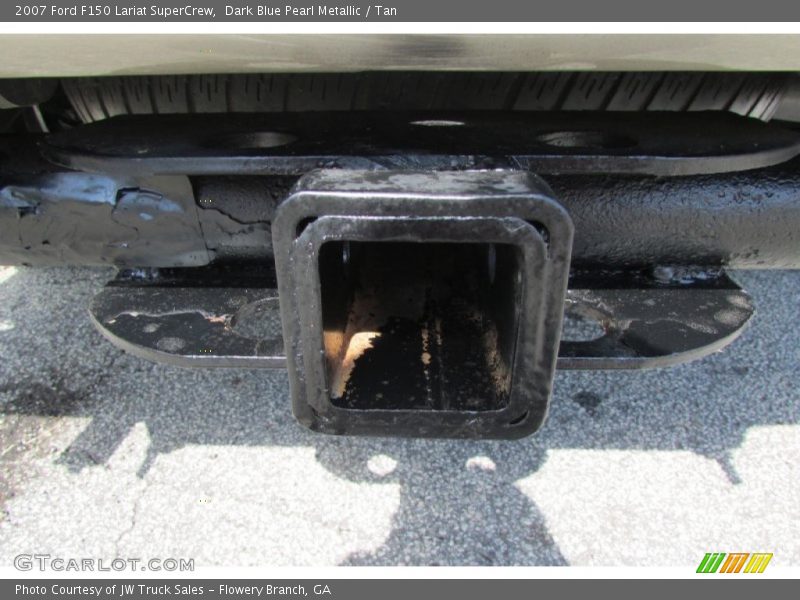 Dark Blue Pearl Metallic / Tan 2007 Ford F150 Lariat SuperCrew