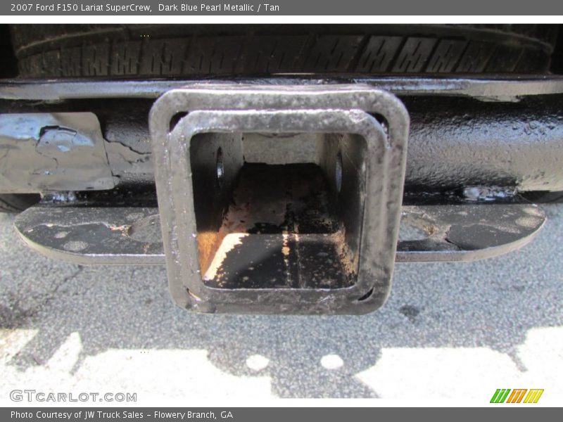 Dark Blue Pearl Metallic / Tan 2007 Ford F150 Lariat SuperCrew