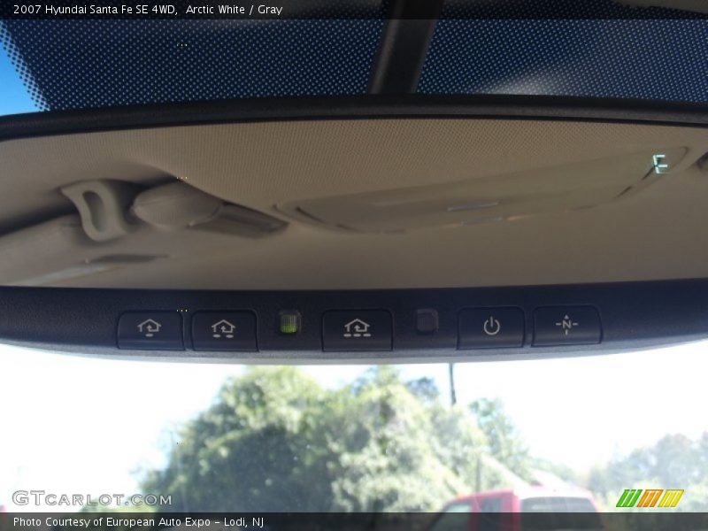 Arctic White / Gray 2007 Hyundai Santa Fe SE 4WD