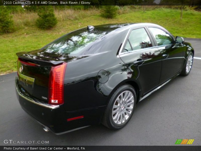 Black Raven / Ebony 2010 Cadillac CTS 4 3.6 AWD Sedan