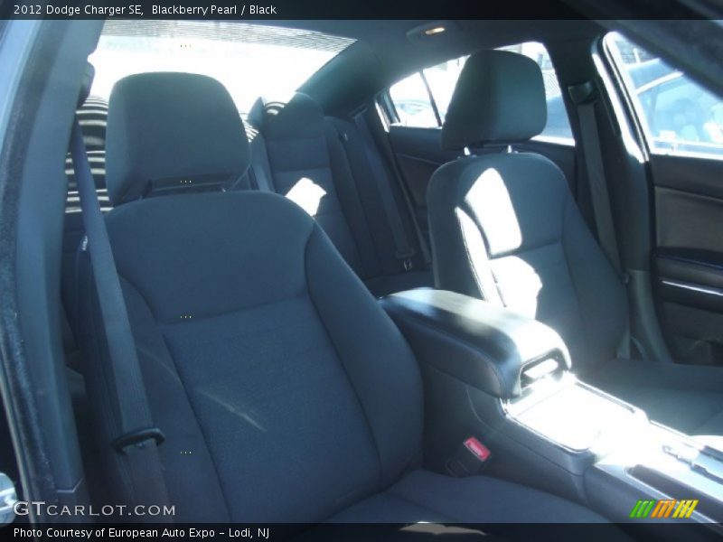 Blackberry Pearl / Black 2012 Dodge Charger SE