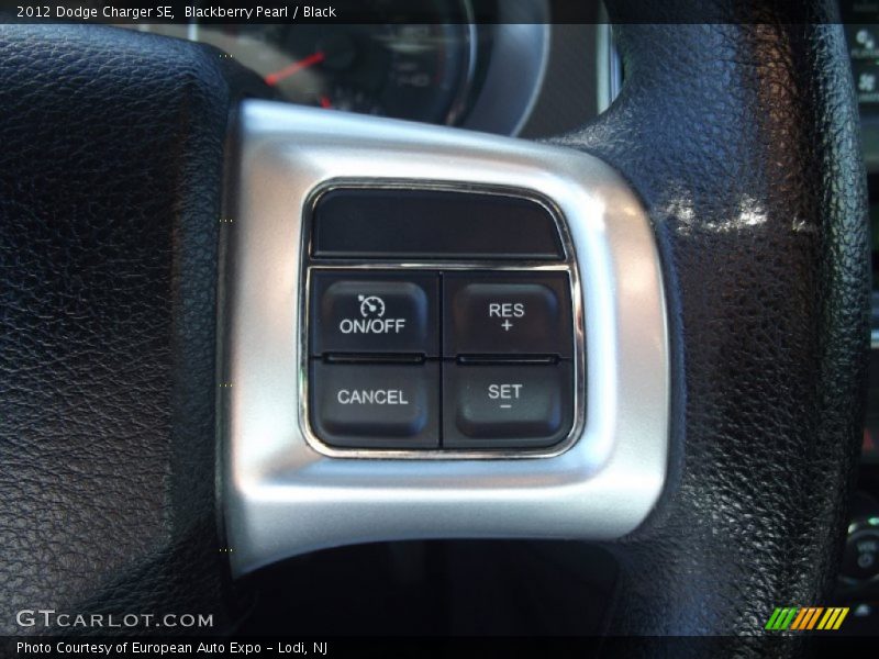 Blackberry Pearl / Black 2012 Dodge Charger SE