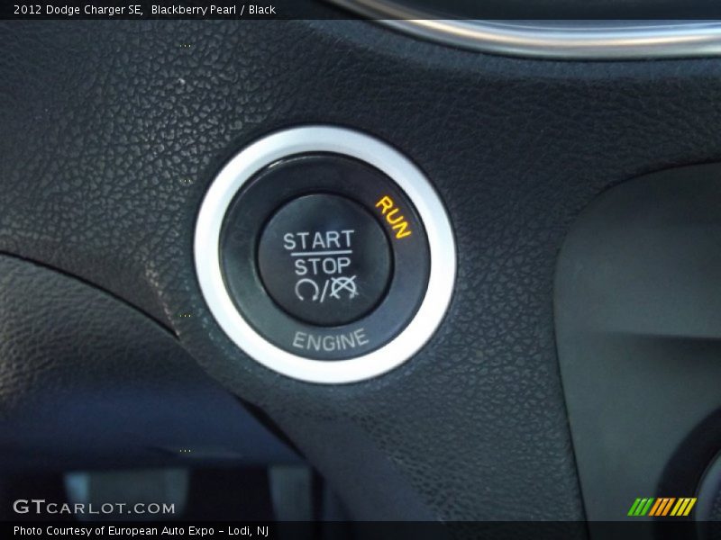 Blackberry Pearl / Black 2012 Dodge Charger SE
