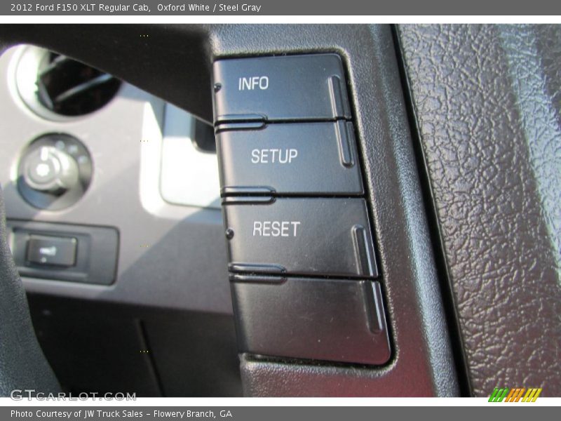 Oxford White / Steel Gray 2012 Ford F150 XLT Regular Cab