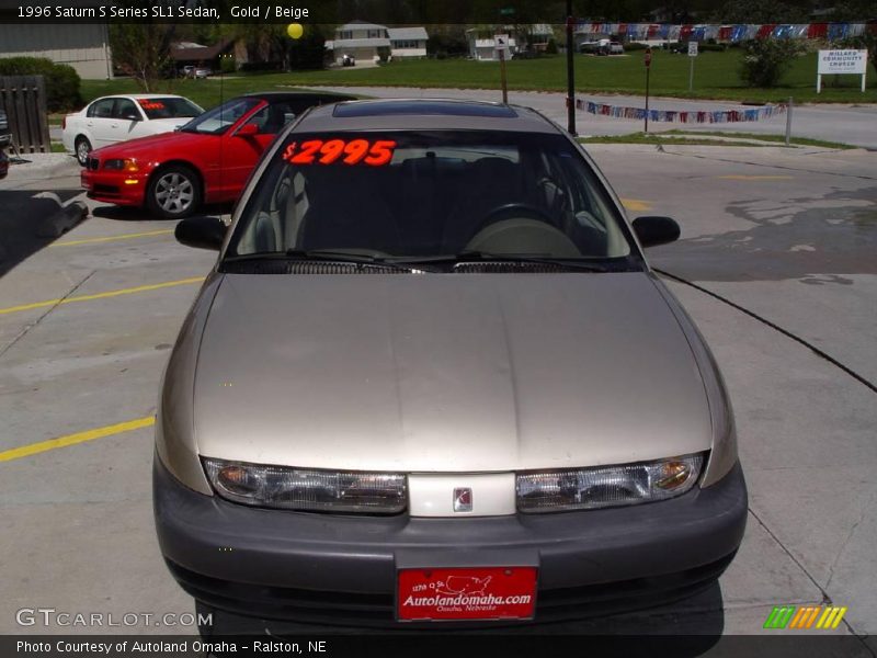 Gold / Beige 1996 Saturn S Series SL1 Sedan