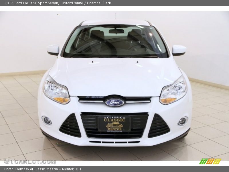 Oxford White / Charcoal Black 2012 Ford Focus SE Sport Sedan