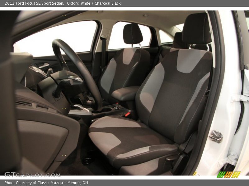 Oxford White / Charcoal Black 2012 Ford Focus SE Sport Sedan