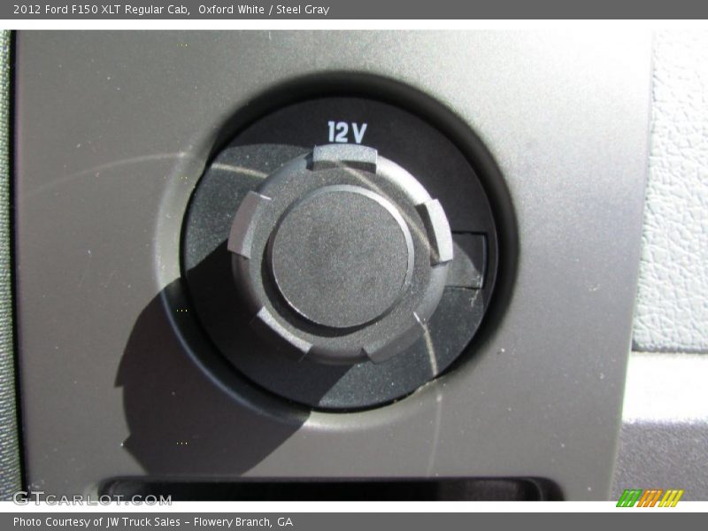 Oxford White / Steel Gray 2012 Ford F150 XLT Regular Cab