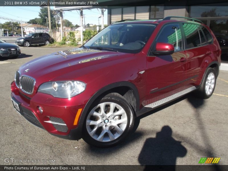 Vermilion Red Metallic / Black 2011 BMW X5 xDrive 35i