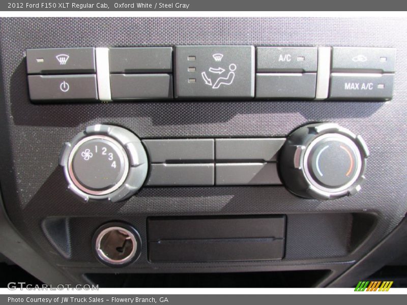 Oxford White / Steel Gray 2012 Ford F150 XLT Regular Cab