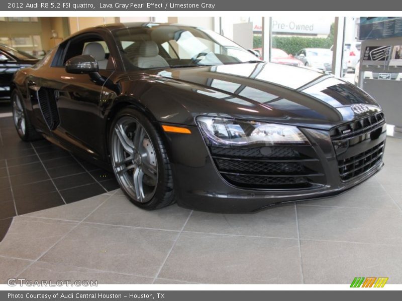 Lava Gray Pearl Effect / Limestone Gray 2012 Audi R8 5.2 FSI quattro