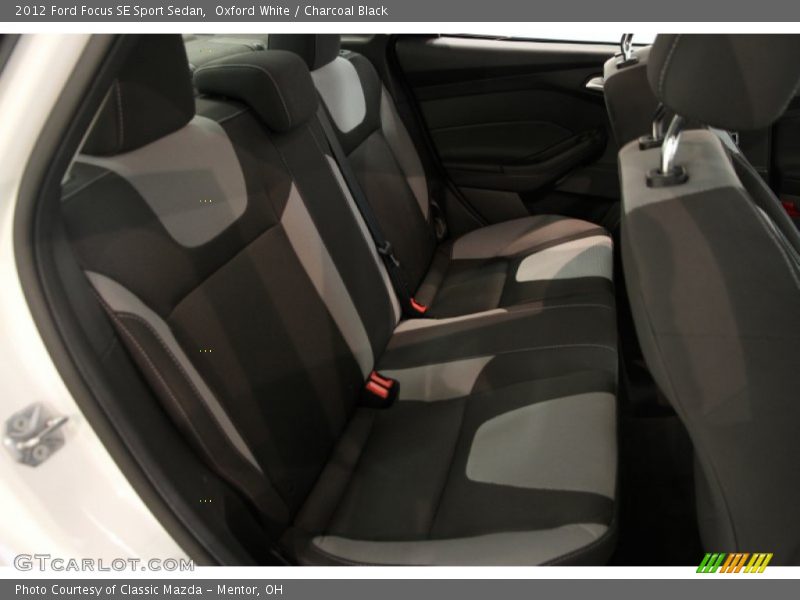 Oxford White / Charcoal Black 2012 Ford Focus SE Sport Sedan
