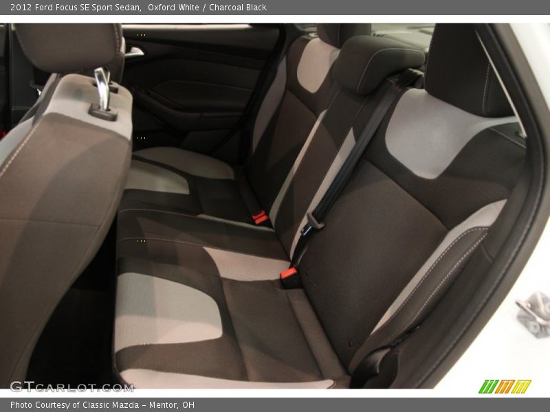 Oxford White / Charcoal Black 2012 Ford Focus SE Sport Sedan