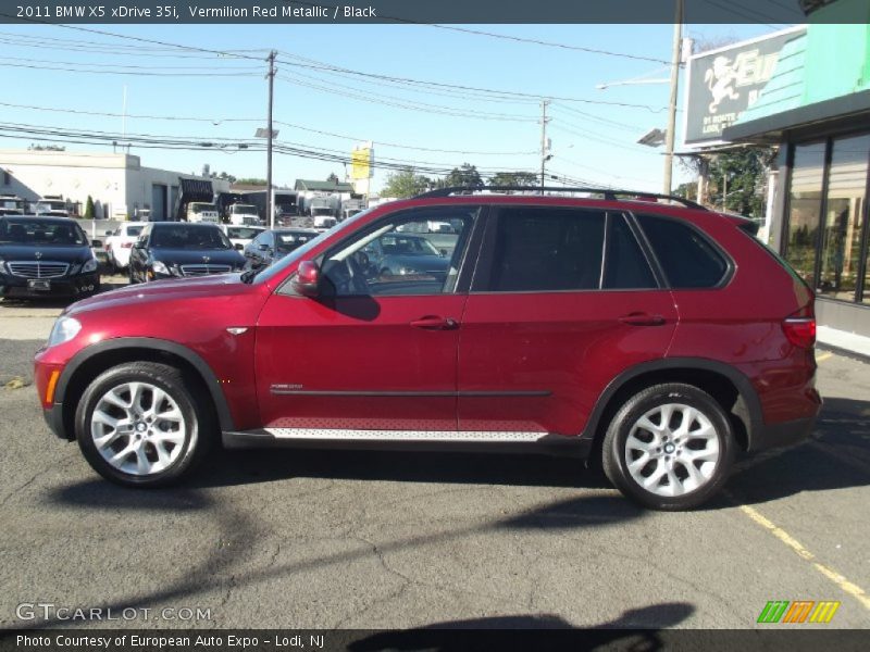 Vermilion Red Metallic / Black 2011 BMW X5 xDrive 35i