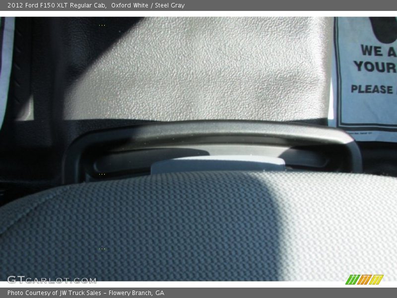 Oxford White / Steel Gray 2012 Ford F150 XLT Regular Cab