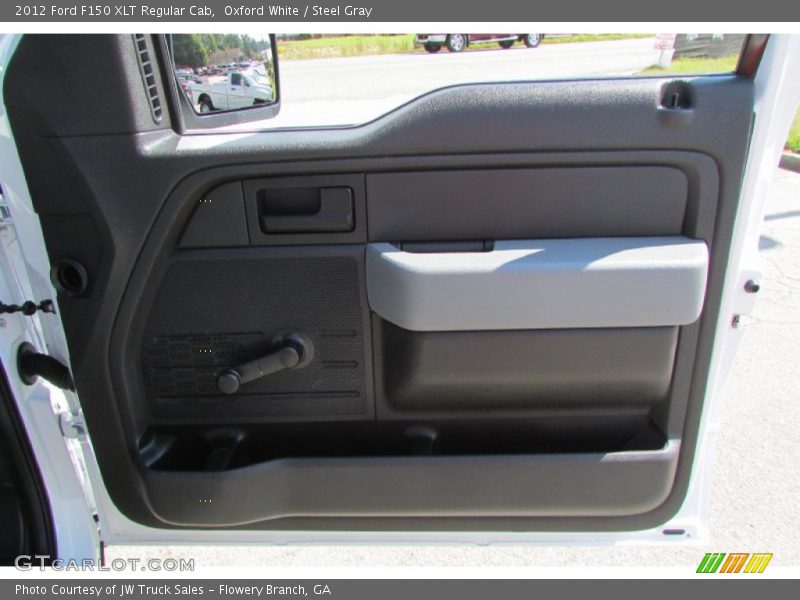 Oxford White / Steel Gray 2012 Ford F150 XLT Regular Cab