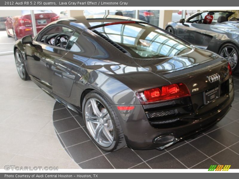 Lava Gray Pearl Effect / Limestone Gray 2012 Audi R8 5.2 FSI quattro
