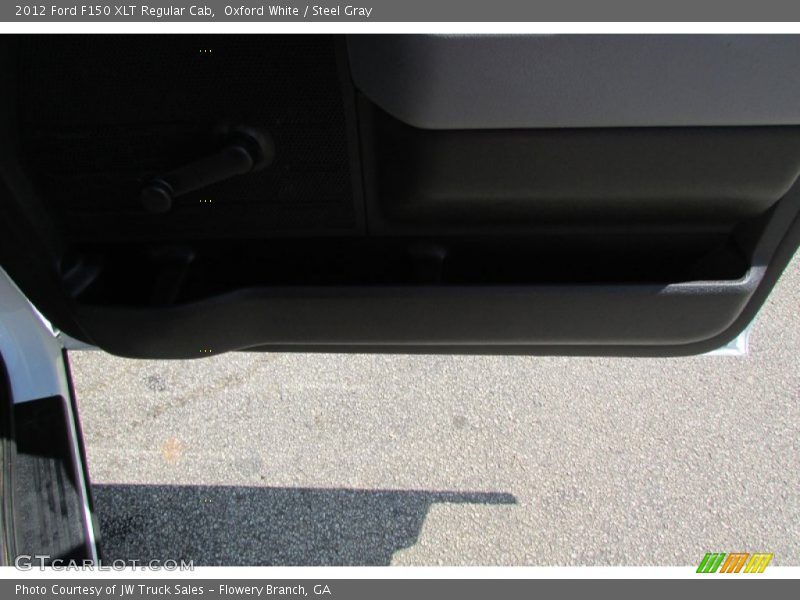 Oxford White / Steel Gray 2012 Ford F150 XLT Regular Cab