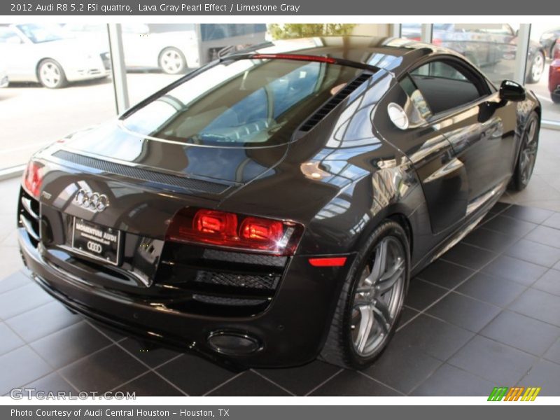 Lava Gray Pearl Effect / Limestone Gray 2012 Audi R8 5.2 FSI quattro