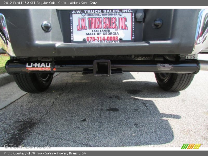 Oxford White / Steel Gray 2012 Ford F150 XLT Regular Cab