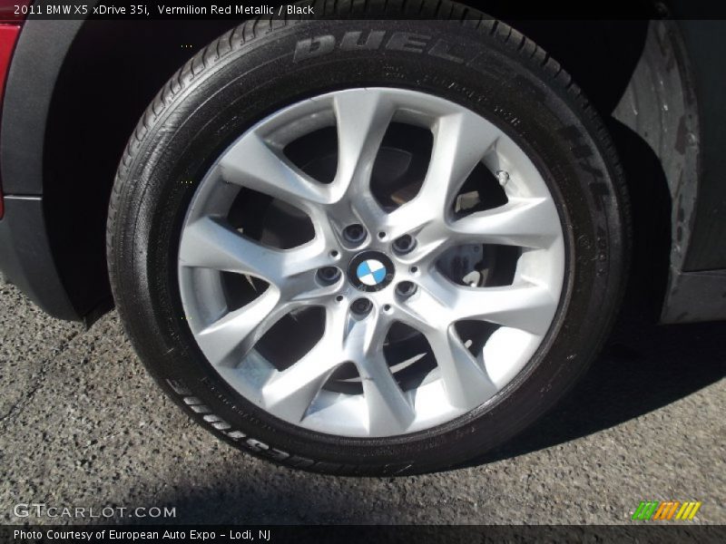 Vermilion Red Metallic / Black 2011 BMW X5 xDrive 35i
