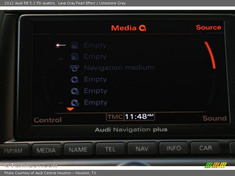 Lava Gray Pearl Effect / Limestone Gray 2012 Audi R8 5.2 FSI quattro