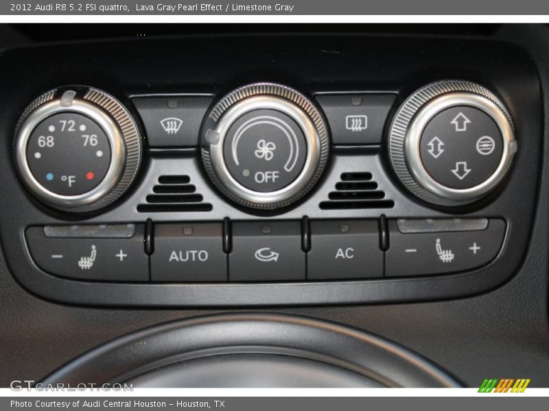 Controls of 2012 R8 5.2 FSI quattro