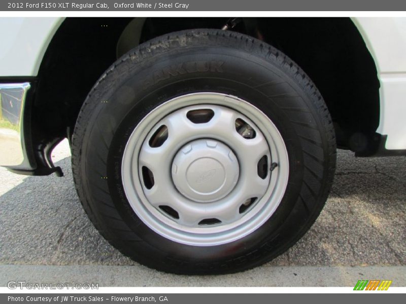 Oxford White / Steel Gray 2012 Ford F150 XLT Regular Cab