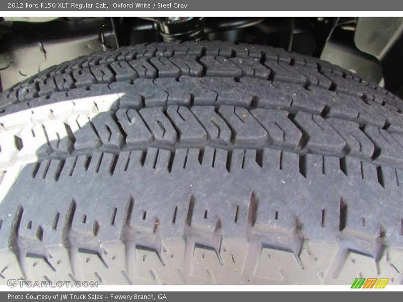 Oxford White / Steel Gray 2012 Ford F150 XLT Regular Cab