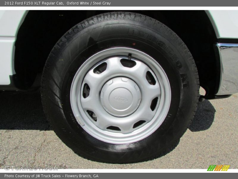 Oxford White / Steel Gray 2012 Ford F150 XLT Regular Cab